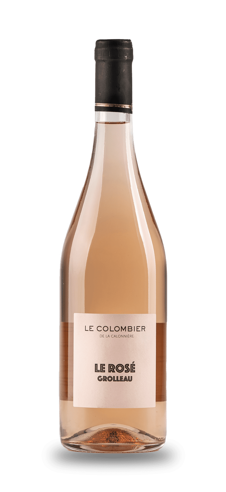 Bouteille de Vin de France Rosé Grolleau du Château de la Calonnière