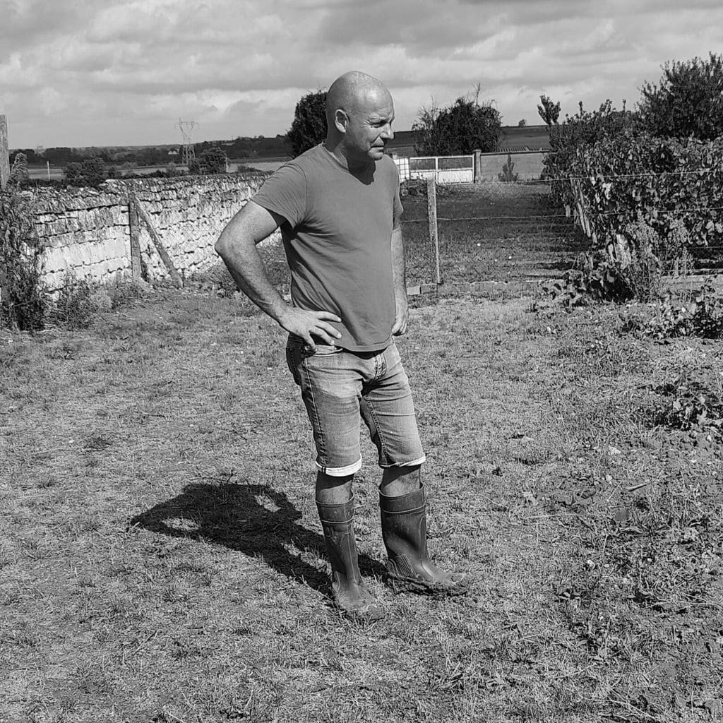 Fabrice Esnault, vigneron à Brézé au domaine de la Giraudière